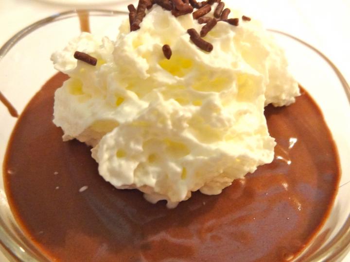 Mousse de chocolate.Restaurante Gredos. Plasencia
