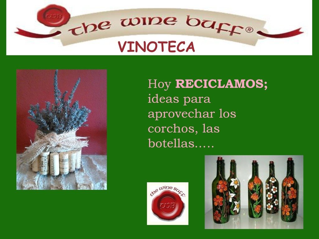 Web fotos del muro de the wine buff reciclaje page 0