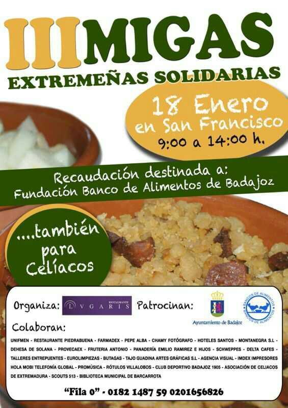 III Migas Solidarias en Badajoz