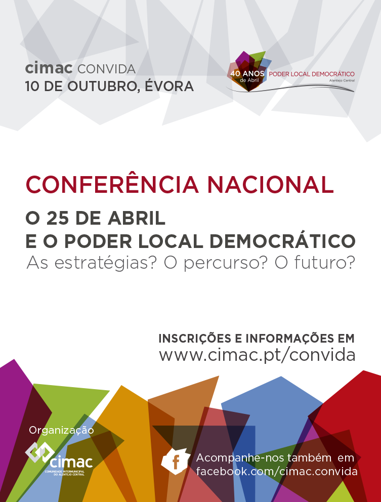 Conferência “O 25 de Abril e o Poder Local Democrático” convida à reflexão sobre as quatro décadas de Poder Local