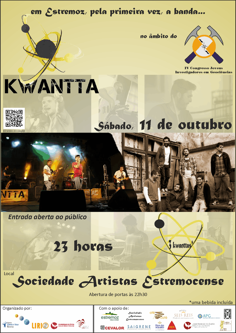 Banda Kwantta irá actuar pela primeira vez em Estremoz