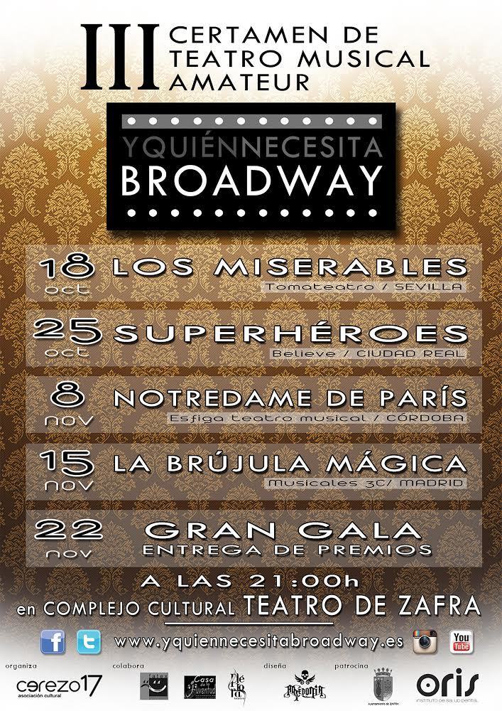 'Los Miserables', de Tomateatro, en el III Y Quién Necesita Broadway