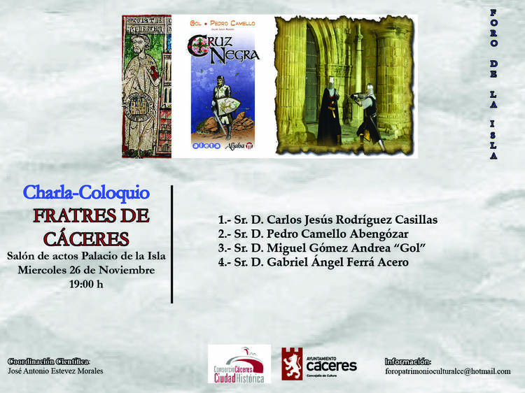 Charla-Coloquio sobre Los Fratres de Cáceres