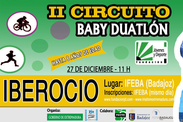 II Circuito Baby Duatlón en Iberocio - Badajoz