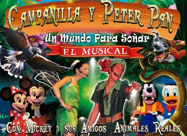 Musical "Las Aventuras de Campanilla y Peter Pan" - Cáceres