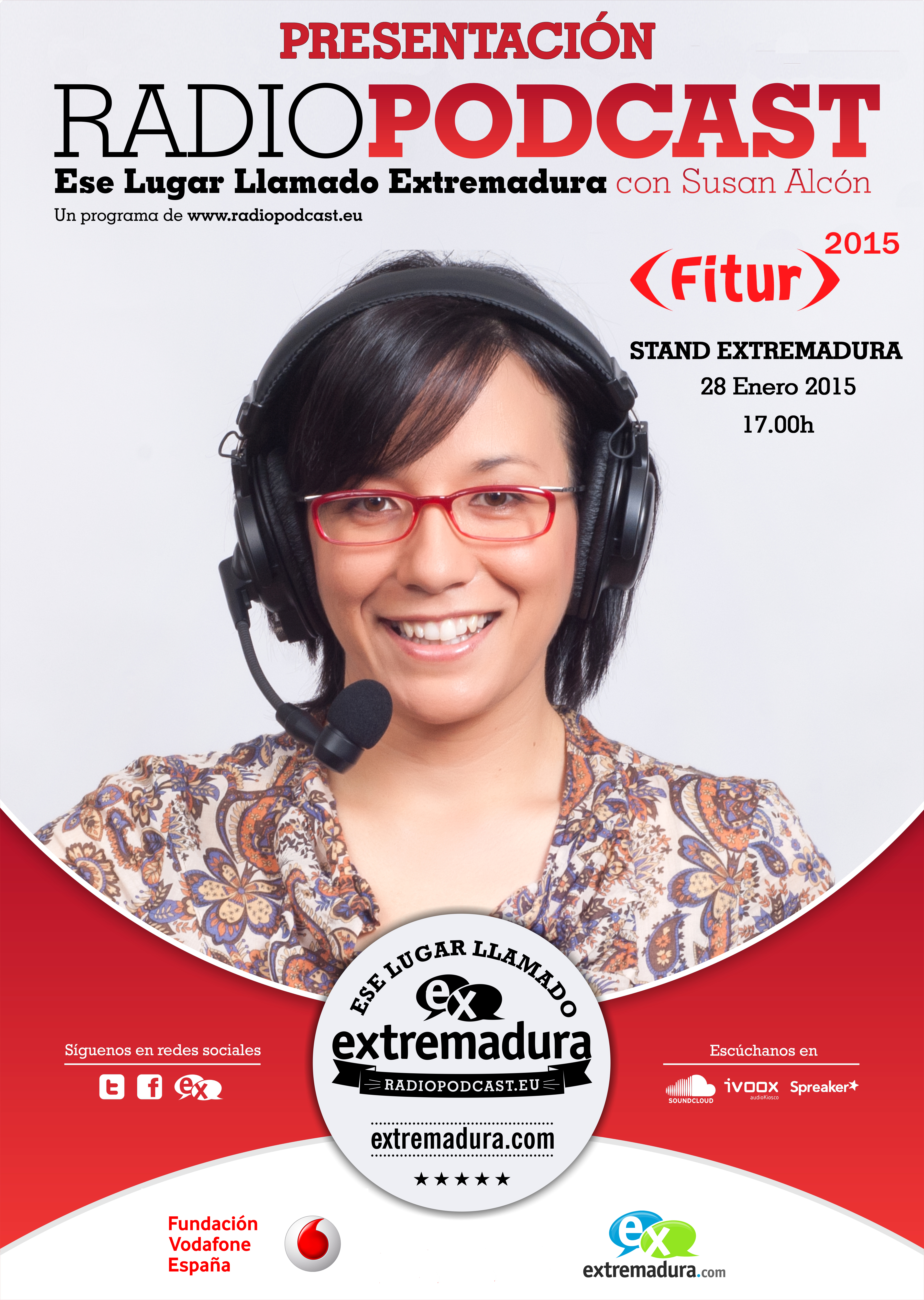 Presentacion del programa de radio podcast ese lugar llamado extremadura en fitur 2015