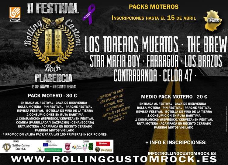 Normal festival rolling custom rock de plasencia