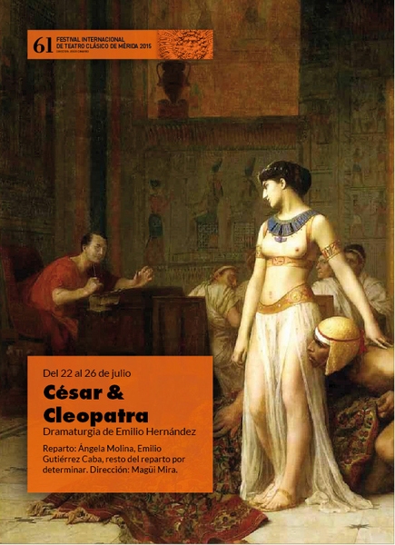 Cesar y cleopatra en 61 festival internacional teatro clasico de merida