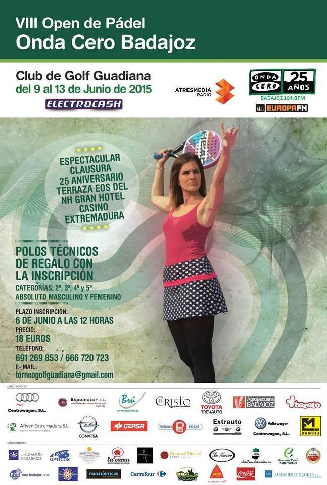 VIII Open Padel Onda Cero Badajoz 2015