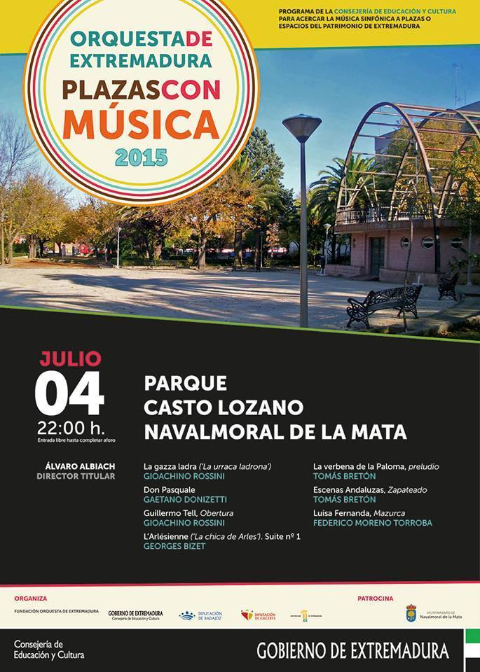 Plazas con Música de la OEX Orquesta de Extremadura- Navalmoral de la Mata