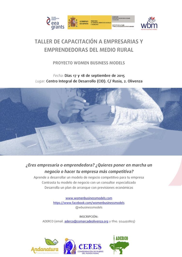 Normal taller de capacitacion a empresarias y emprendedoras del mundo rural olivenza