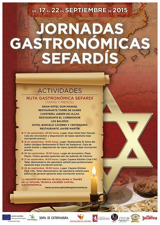 Talleres demostrativos de repostería sefardí (Jornadas gastronómicas sefardíes) - Cayena Kitchen Club CKC, Cáceres