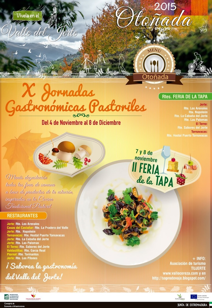 X Jornadas Gastronómicas Pastoriles en el Valle del Jerte - Otoñada 2015