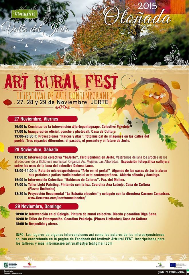II Festival de Arte Contemporáneo - Art Rural Fest - Otoñada 2015