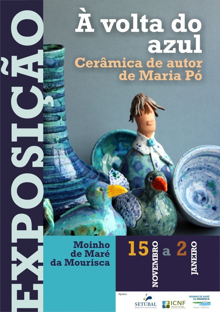 Exposição ” À volta do Azul ” – Cerâmica de autor Maria Pó