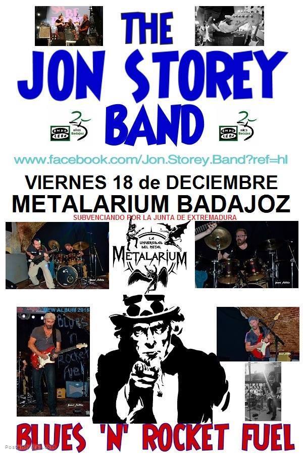 Normal concierto the jon storey band sala metalarium badajoz