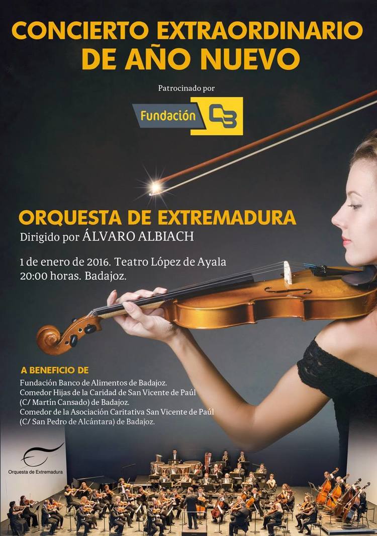 Concierto Extraordinario de Año Nuevo - Orquesta de Extremadura - Badajoz