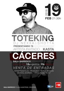 Concierto de ToteKing en Cáceres 2016