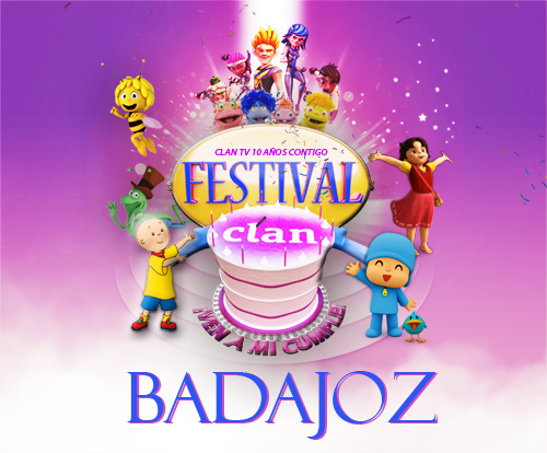 Festival infantil "Clan" en el Palacio de Congresos de Badajoz