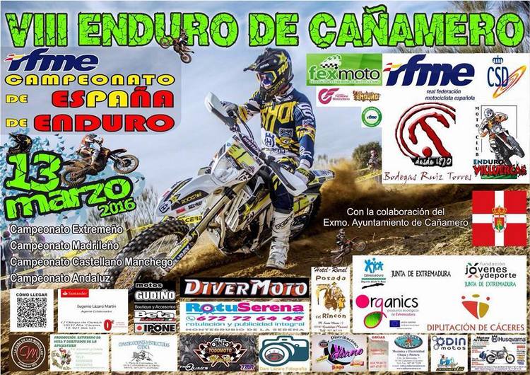 VIII Enduro de Cañamero - Campeonato de España de Enduro 2016