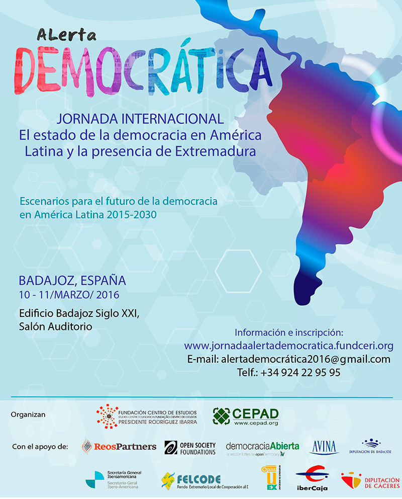Normal jornada internacional el estado de la democracia en america latina y la presencia de extremadura badajoz