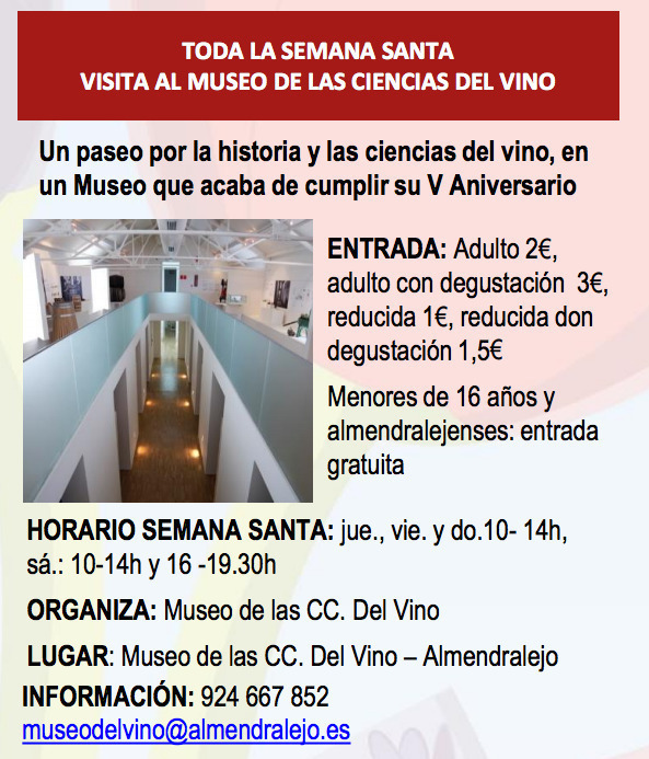 Visita al Museo de las Ciencias del Vino de Almendralejo