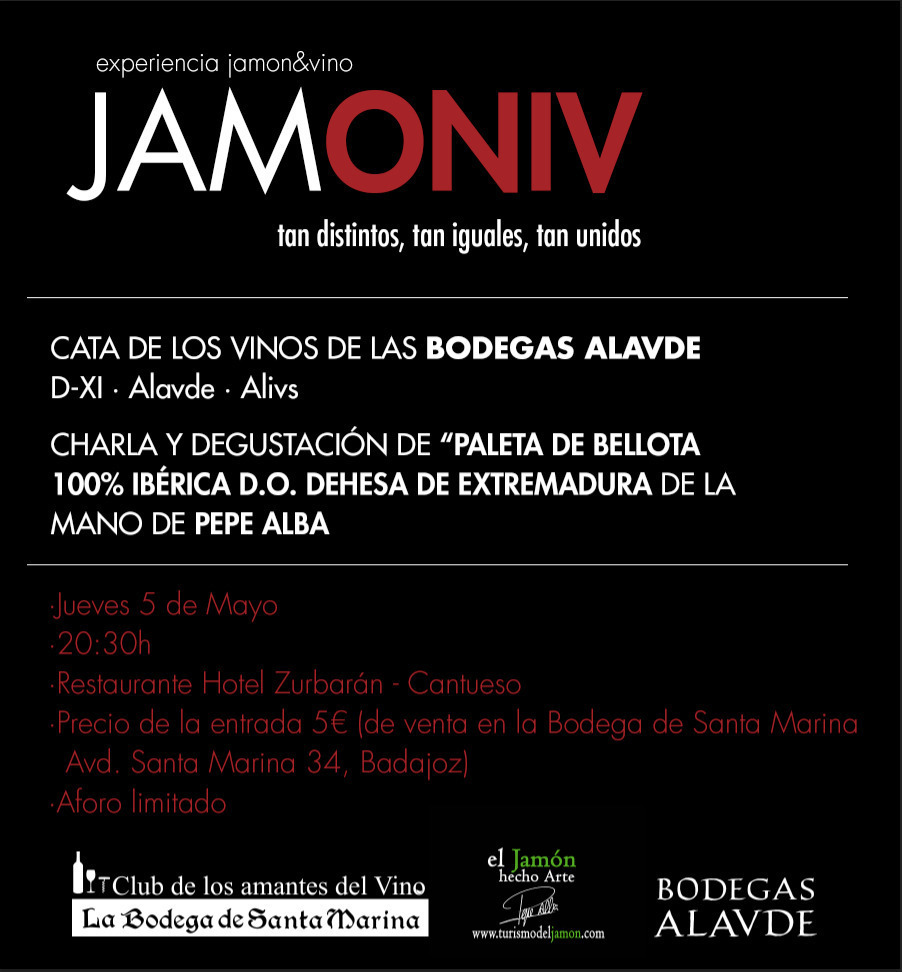 05-05-2016 Experiencia Jamón&Vino -La Bodega de Santa Marina y Pepe Alba