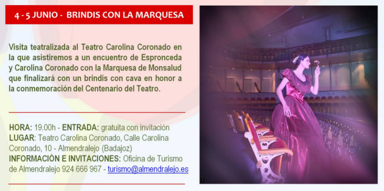 Visita Teatralizada al Teatro Carolina Coronado en Almendralejo