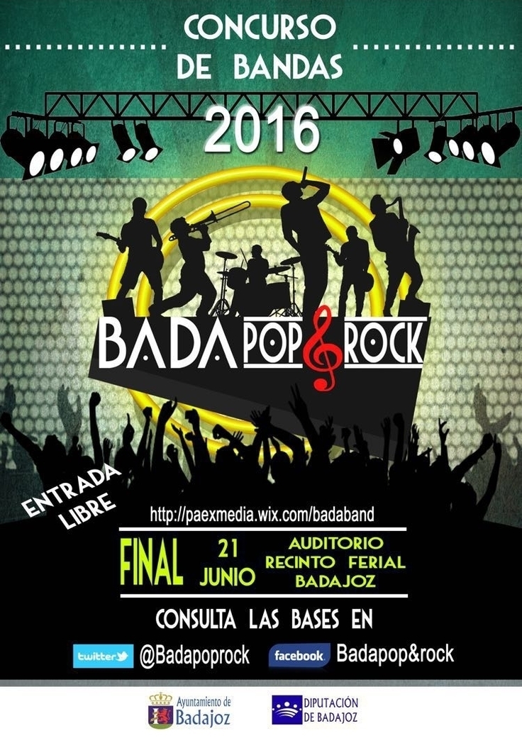 II Festival de Bandas “BadaPop&Rock” en Badajoz