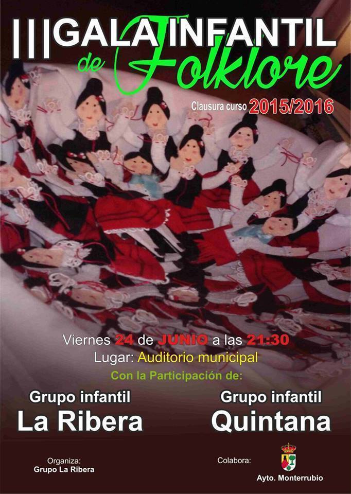 Normal iii gala infantil de folklore en monterrubio