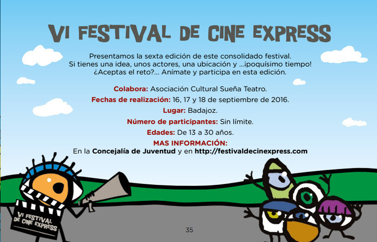 VI Festival de Cine Express en Badajoz