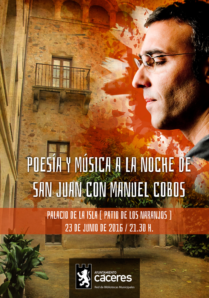 Recital de poesía y música con Manuel Cobos en Cáceres