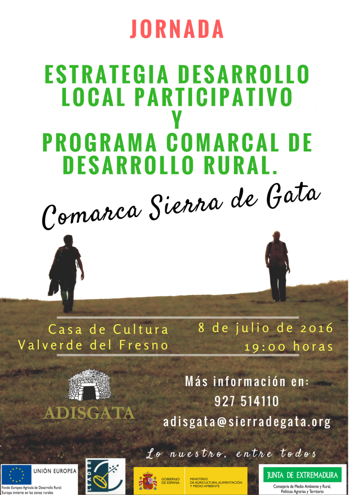 Jornada estrategia desarrollo local participativo y programa comarcal de desarrollo rural de sierra de gata
