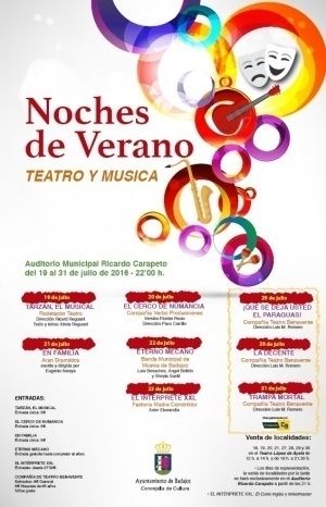 Noches de Verano, Teatro y Música en Badajoz