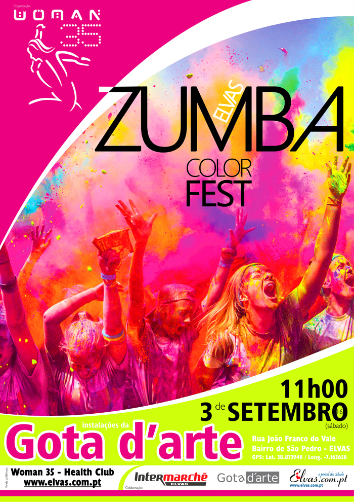 Normal zumba color fest