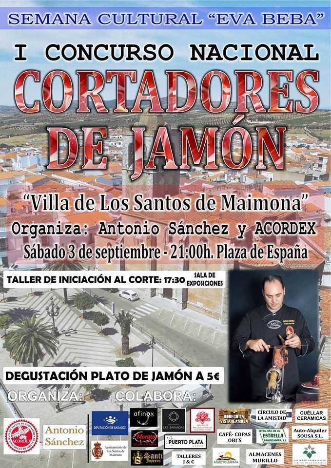 Normal i concurso nacional de cortadores de jamon en los santos de maimona