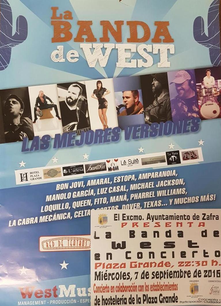 Normal concierto de la banda de west en zafra