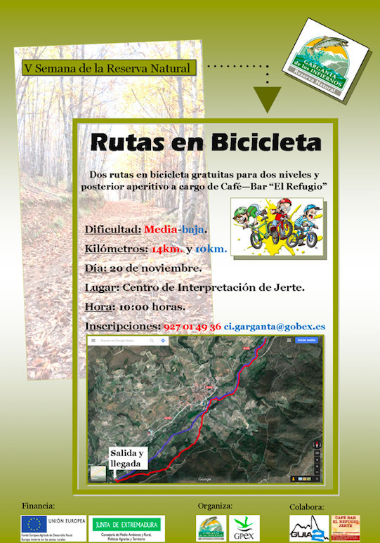Rutas en bicicleta por el Valle del Jerte