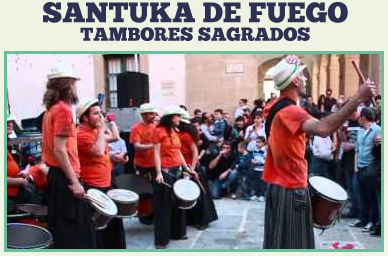 Teatro callejero con Santuka de Fuego - Festival El Magusto 2016