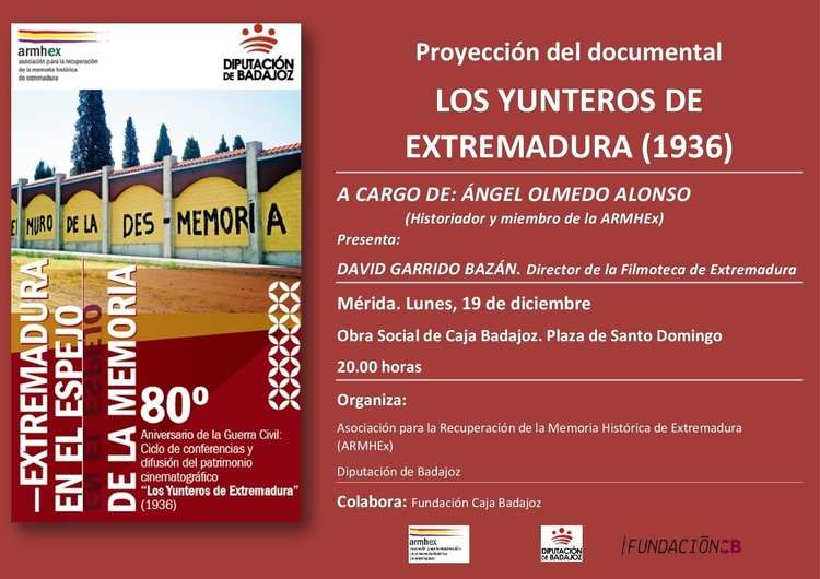 Proyección del documental Los Yunteros en Mérida