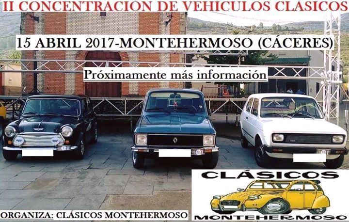 II Concentración De Vehículos Clásicos En Montehermoso