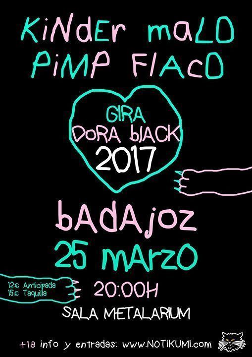 Kinder Malo&Pimp Flaco concierto en Badajoz