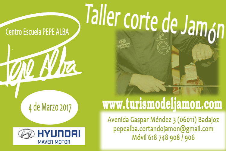 Taller Corte Jamón Marzo 2017 - Centro Escuela Pepe Alba