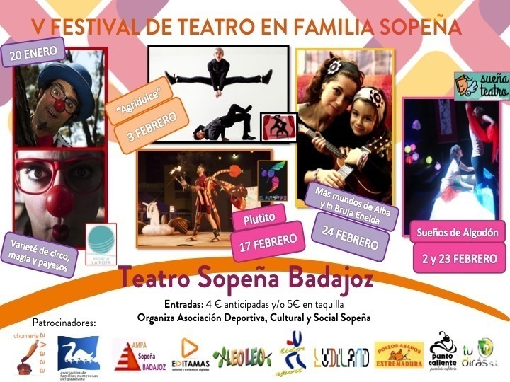 V Festival de Teatro en Familia Sopeña Badajoz