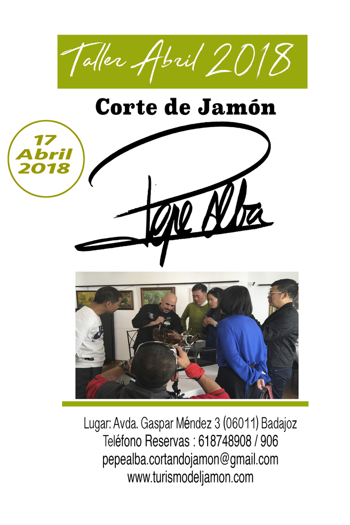 17-03-2018 Taller Corte de Jamón  -Centro Escuela Pepe Alba