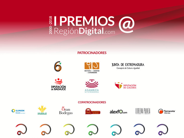 I Premios @ Región Digital - 18º Aniversario de regiondigital.com
