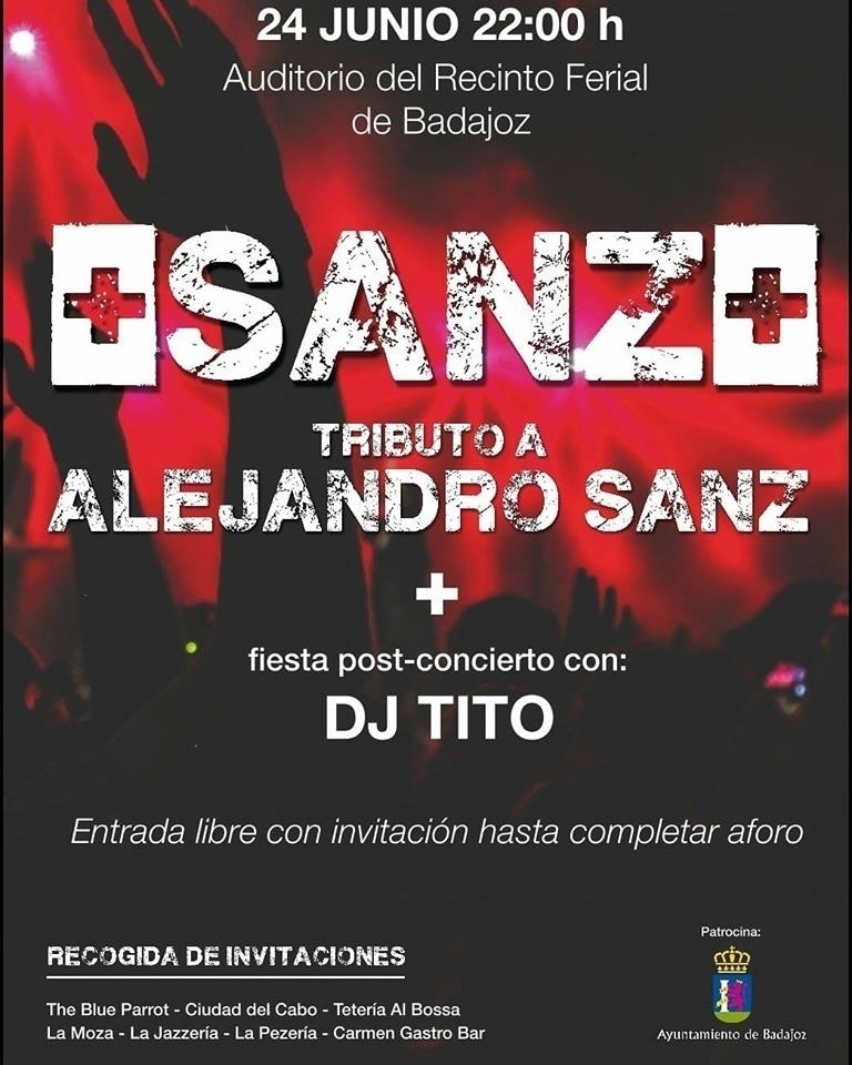 Concierto tributo a Alejandro Sanz - Badajoz