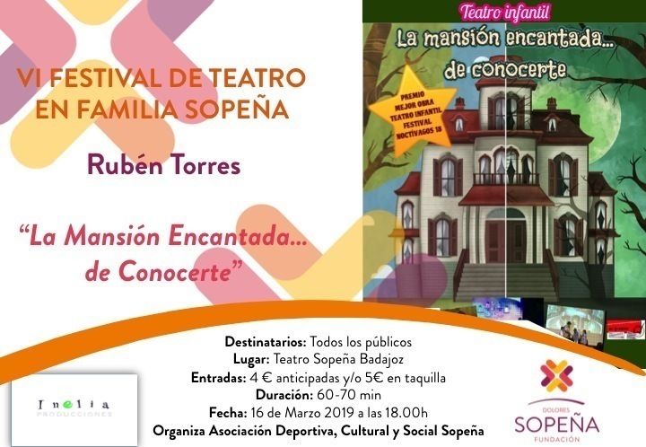2º Espectáculo VI festival teatro en familia Sopeña Badajoz