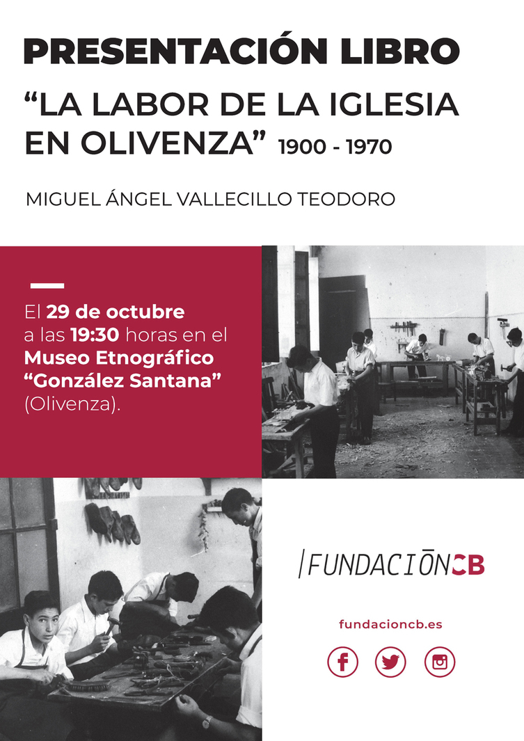 Presentación del libro "La labor de la Iglesia en Olivenza (1900-1970)