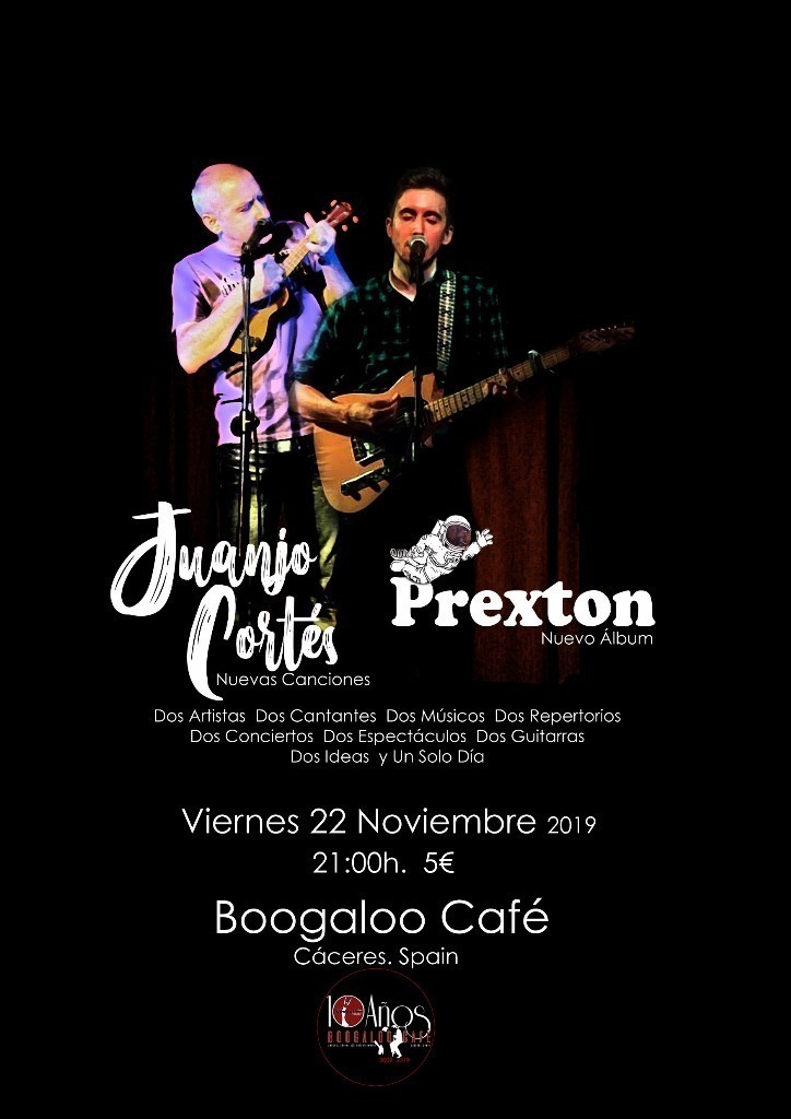 Juanjo Cortés+Prexton en Boogaloo Café de Cáceres